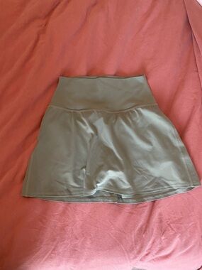 lululemon sage green athletic skort